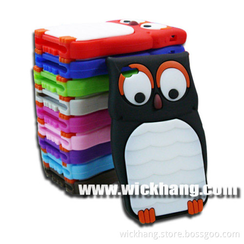 3D Cute Owl Style Silicon Rubber Case for iPhone 5